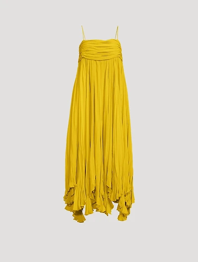 The Lally Silk Maxi Dress
