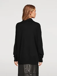 The Elsia Cashmere Polo Sweater