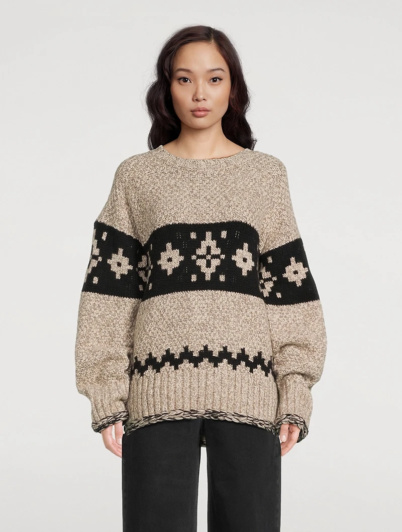The Tabi Jacquard Cashmere Sweater