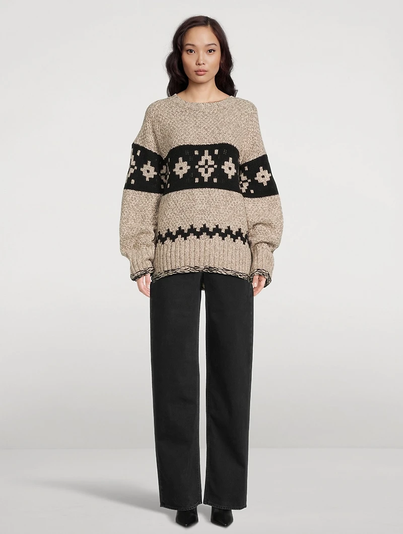 The Tabi Jacquard Cashmere Sweater