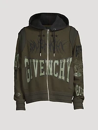 Wool Bomber Jacket With Hood