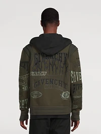 Wool Bomber Jacket With Hood