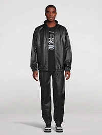 4G Leather Track Jacket
