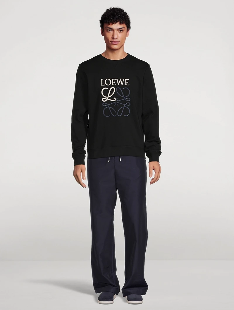 Wool-Blend Drawstring Pants