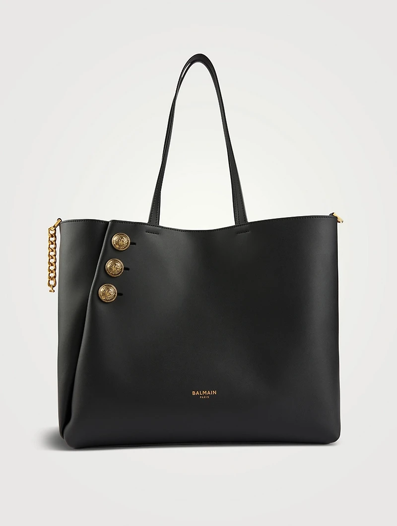 Emblème Leather Tote Bag