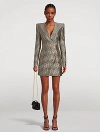 Monogram Jacquard Mini Dress