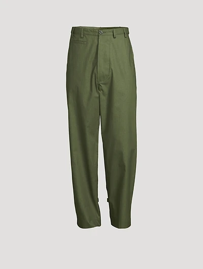 Oversized Straight-Leg Pants