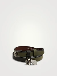 Leather Double Wrap Bracelet