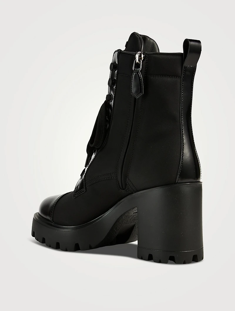 Leather Heeled Ankle Boots