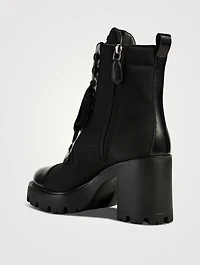 Leather Heeled Ankle Boots