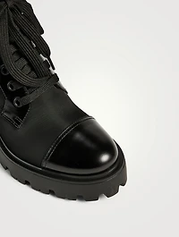 Leather Heeled Ankle Boots