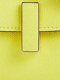 Micro Iside Leather Top Handle Bag