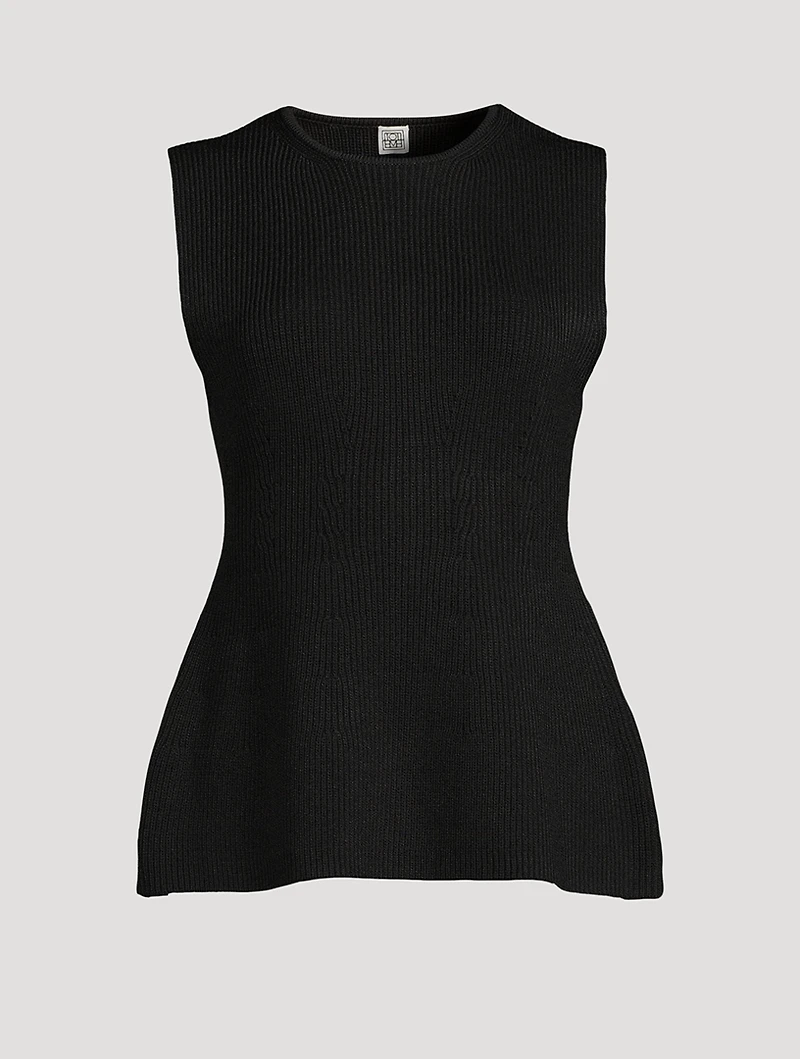 Compact Knit Contour Top