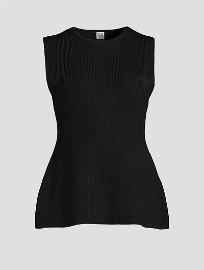 Compact Knit Contour Top