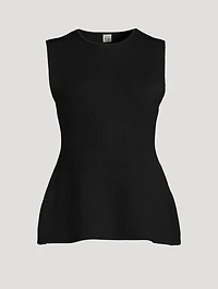 Compact Knit Contour Top