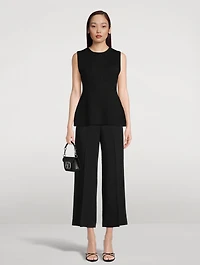 Compact Knit Contour Top