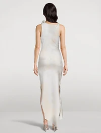 Asymmetric Flower Gown