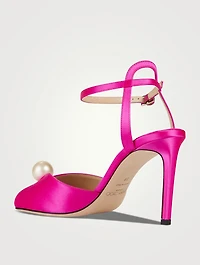 Sacora 85 Satin Heeled Sandals