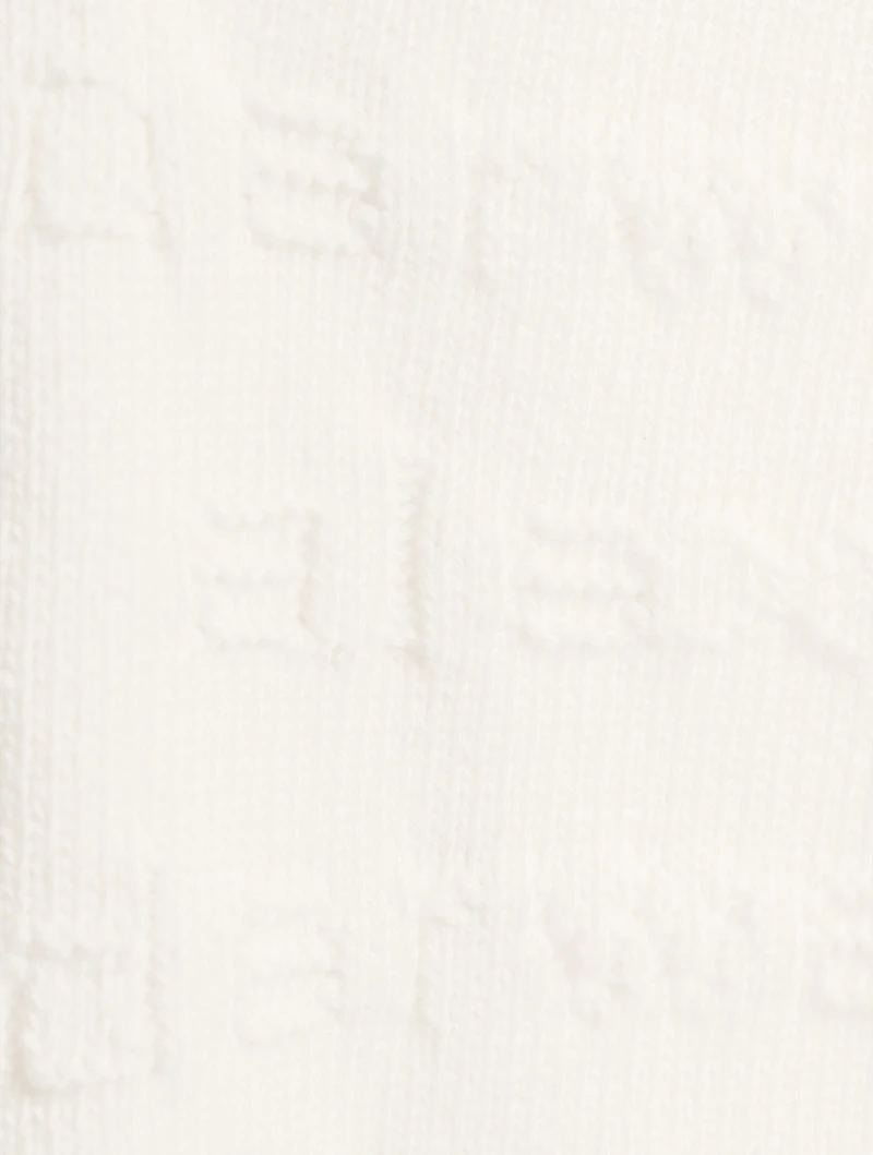 Cotton Cropped Sweater Vest