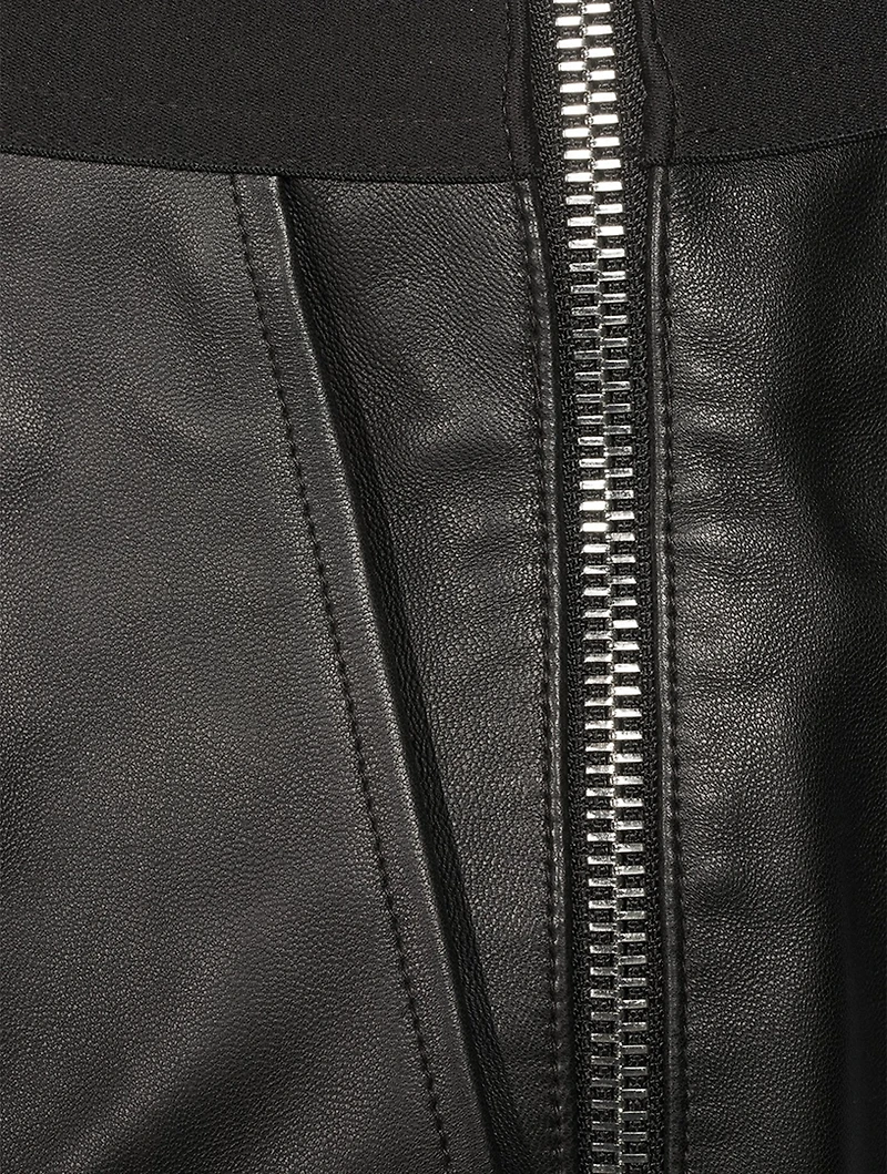 Leather Safari Shorts