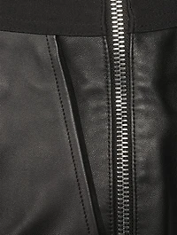 Leather Safari Shorts