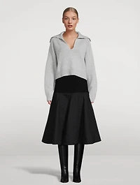 Aksi Wool And Cashmere Polo Sweater