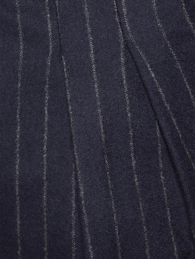 Amoya Wide-Leg Trousers Pinstripe Print