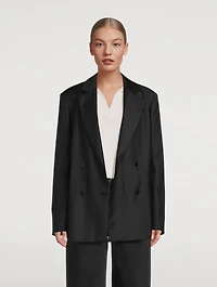 Donau Double-Breasted Wool Blazer