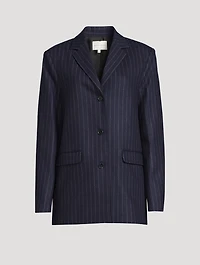 Senja Blazer Pinstripe Print