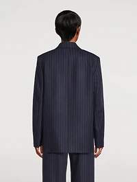 Senja Blazer Pinstripe Print