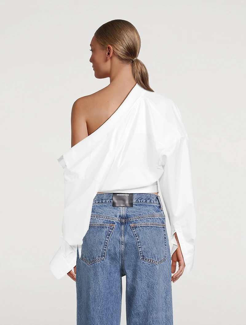 Asymmetric Wrapped Shirt