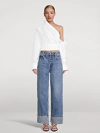 Asymmetric Wrapped Shirt