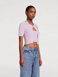 Rib-Knit Halter Twinset