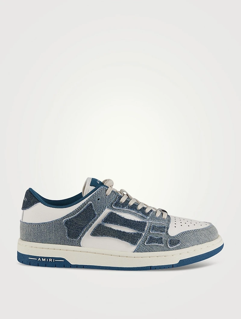 Skel Low-Top Denim Sneakers