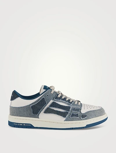 Skel Low-Top Denim Sneakers