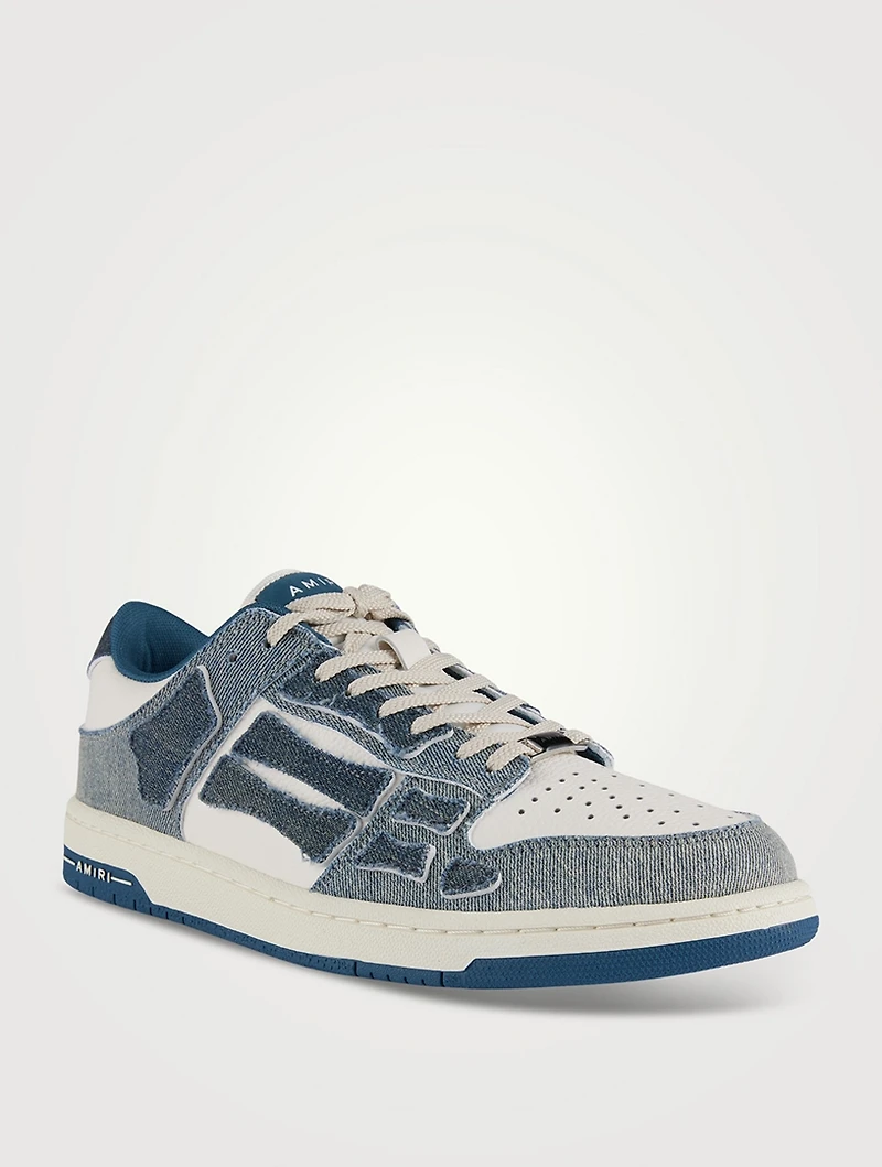 Skel Low-Top Denim Sneakers