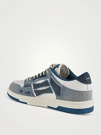 Skel Low-Top Denim Sneakers