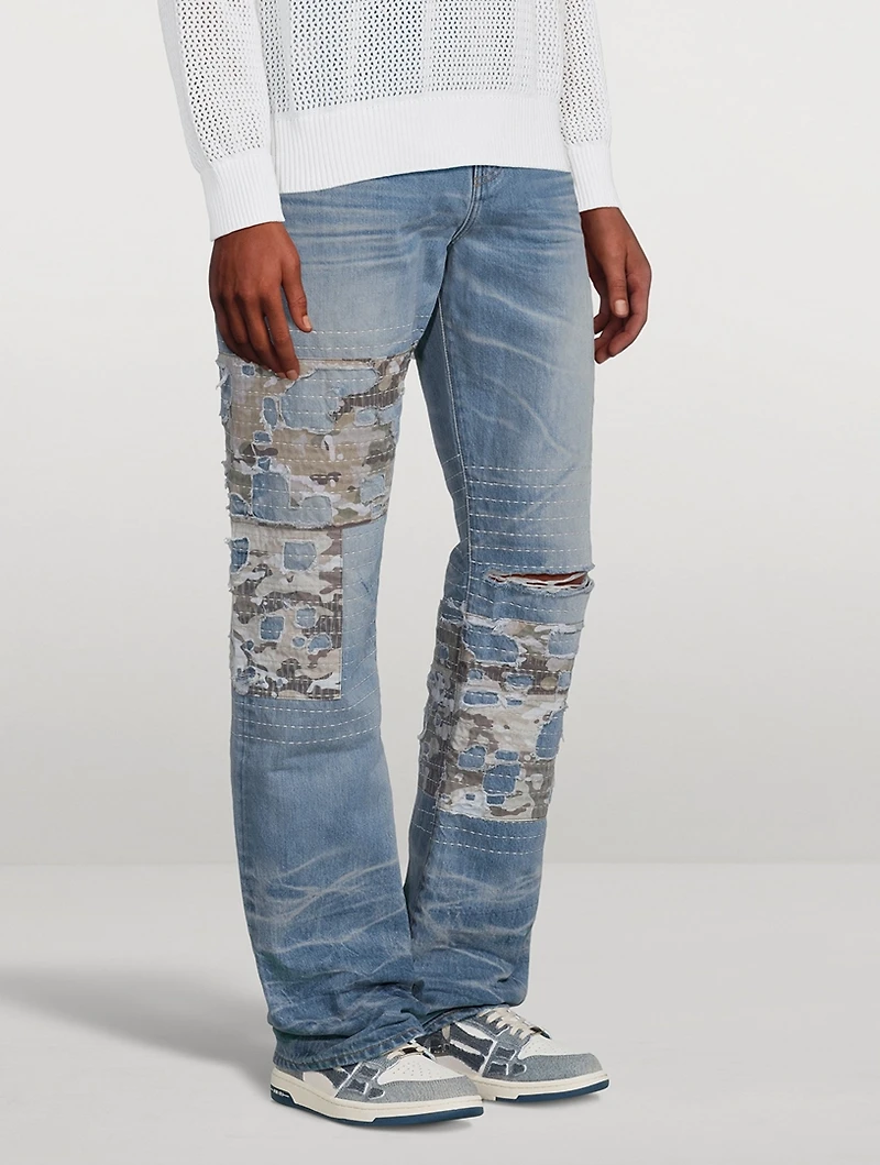 Skel Low-Top Denim Sneakers