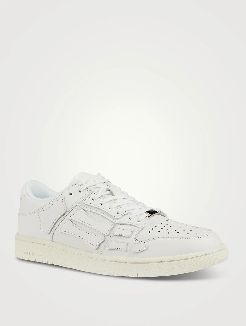 Skel Top Leather Low-Top Sneakers