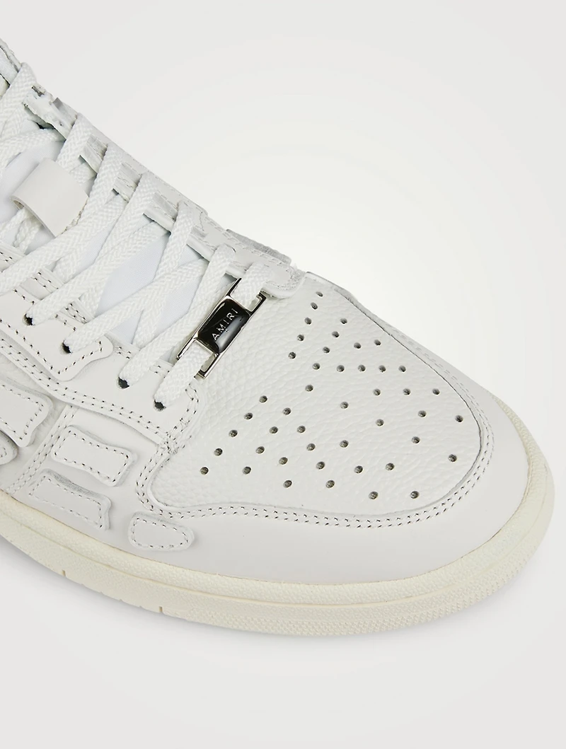 Skel Top Leather Low-Top Sneakers