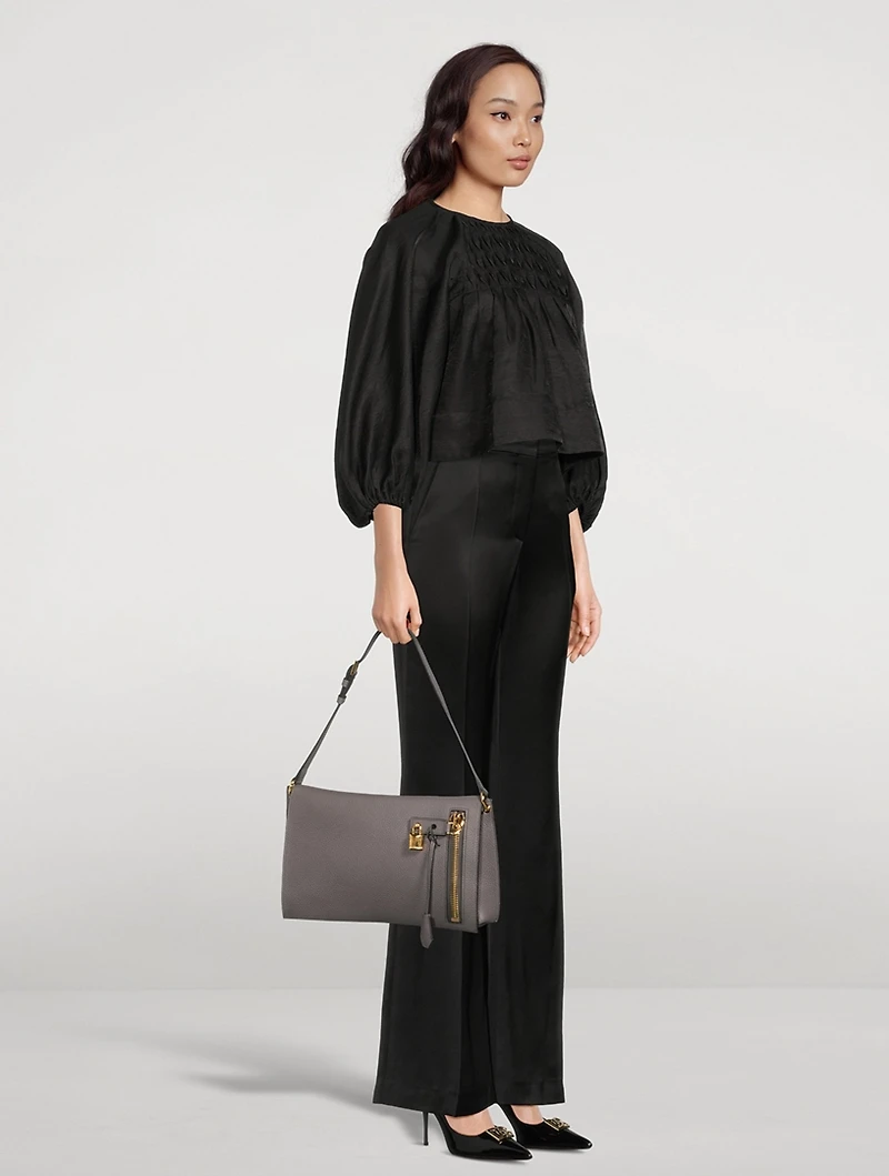 Medium Alix Leather Crossbody Bag