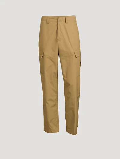 Ghost Cotton Straight-Leg Pants