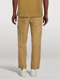 Ghost Cotton Straight-Leg Pants