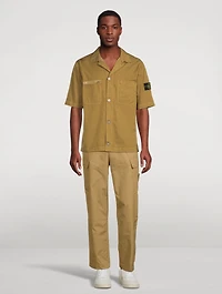 Ghost Cotton Straight-Leg Pants