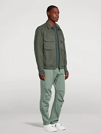 Nylon Twill Shirt Jacket
