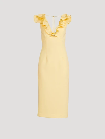 Chloe Ruffled Midi Dress
