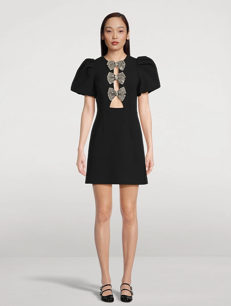 Yvonne Bow Mini Dress