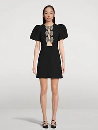 Yvonne Bow Mini Dress