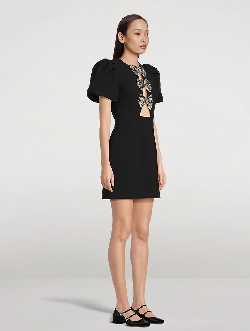 Yvonne Bow Mini Dress