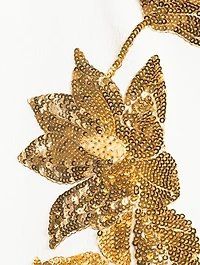 Versailles Sequin-Appliqué Mini Dress